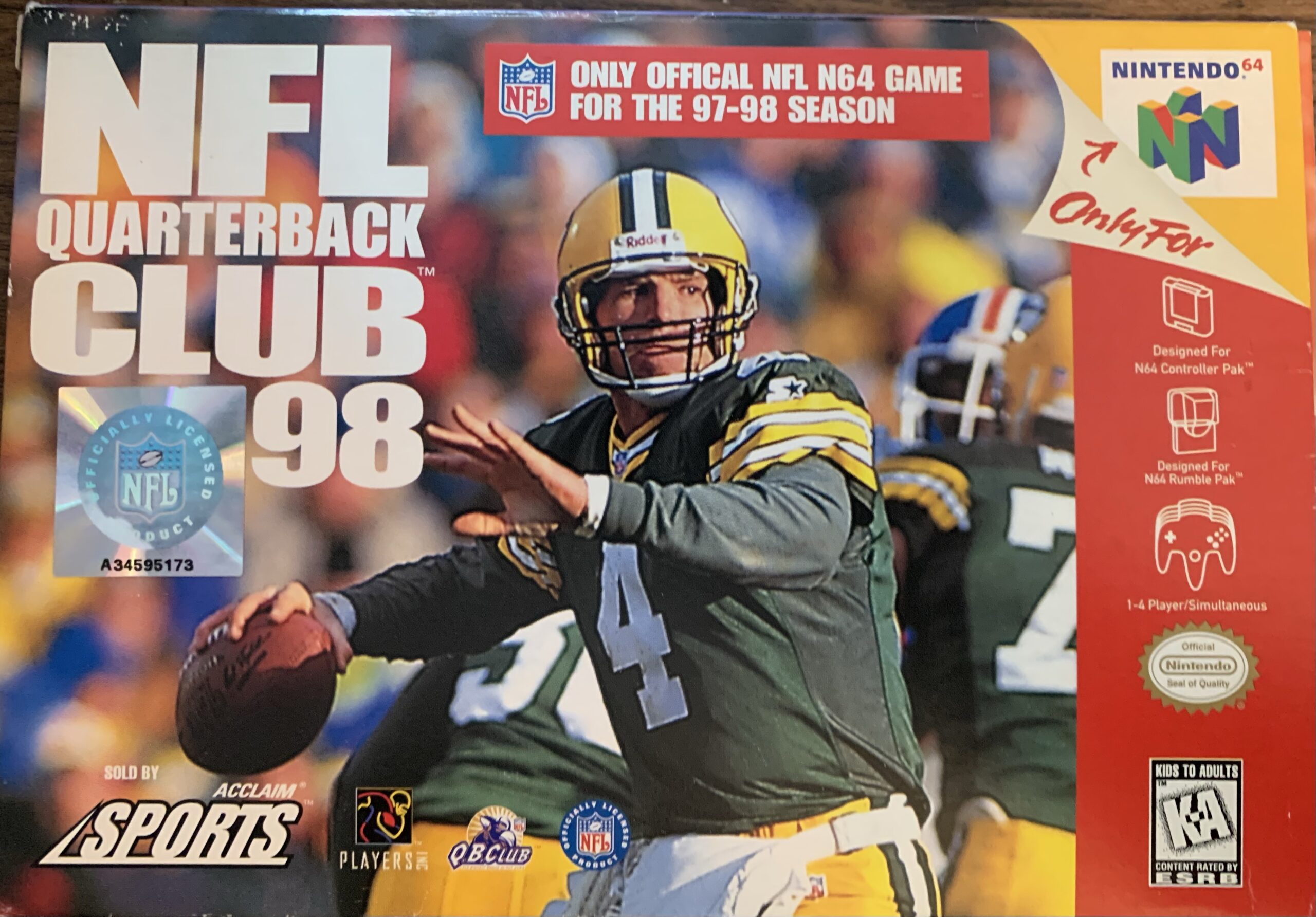 NFL Quarterback Club ’98